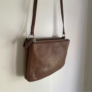 Coach Crossbody Double Gusset Lyla Leather